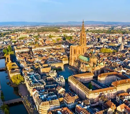 Vue Parlement Europeen - Grande Terrasse Au Calme - Tram A 2 Min - Parking