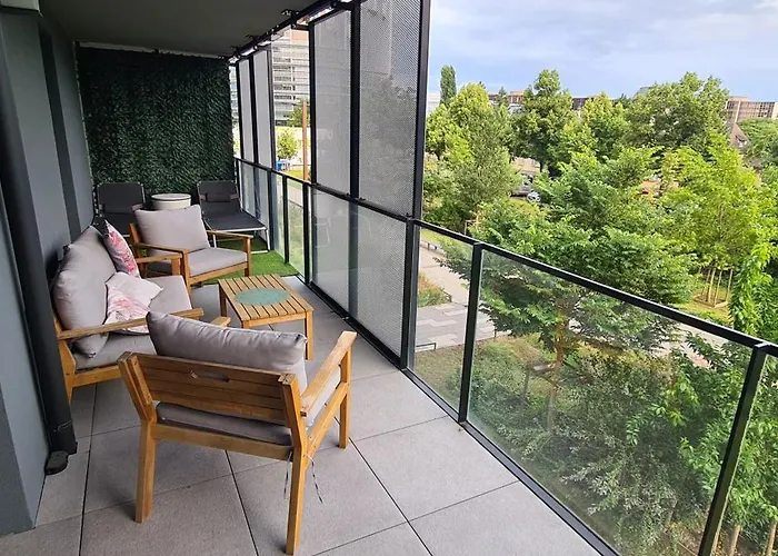 Vue Parlement Europeen - Grande Terrasse Au Calme - Tram A 2 Min - Parking