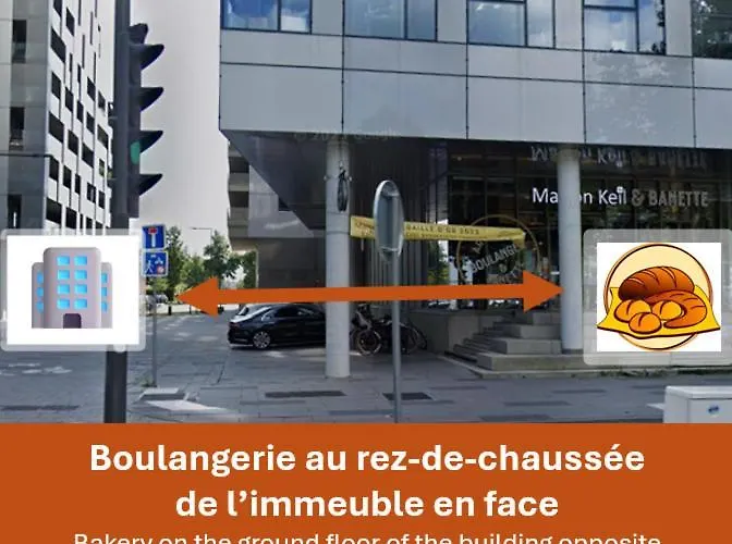 Apartment Vue Parlement Europeen - Grande Terrasse Au Calme - Tram A 2 Min - Parking