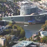 Vue Parlement Europeen - Grande Terrasse Au Calme - Tram A 2 Min - Parking Apartment
